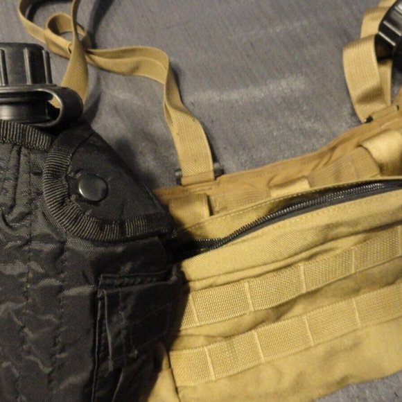 USMC MARINE CORP FIGHTING LOAD CARRIER FLC TACTICAL VEST MOLLE POUCHES SV 1907 - Picture 7 of 15